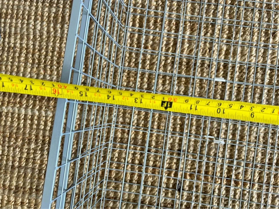 Set of 2 IKEA Wire Storage Baskets 21x16x6“ - photo 4