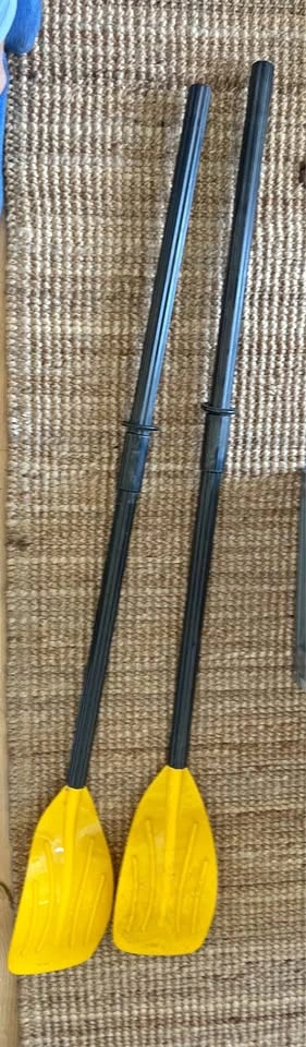 48“ Pair of Yellow and Black Oars