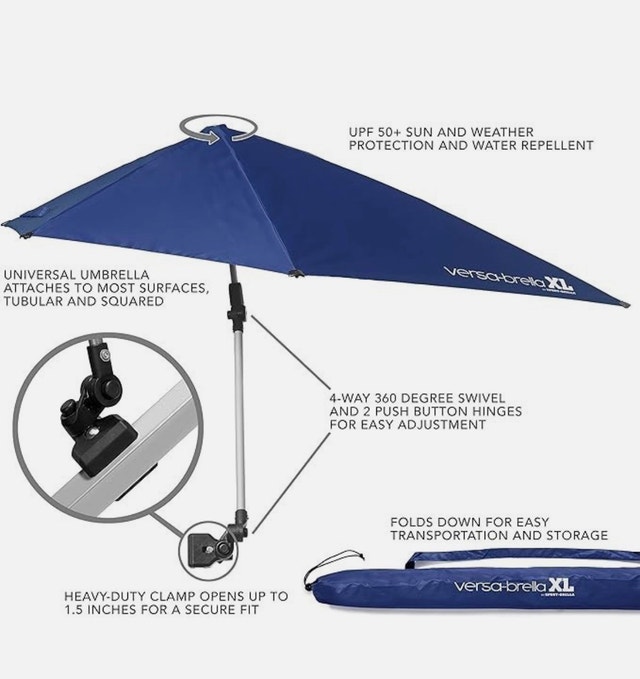 Brand New Sport-Brella Versa-Brella Clamp Beach Umbrella XL - photo 2