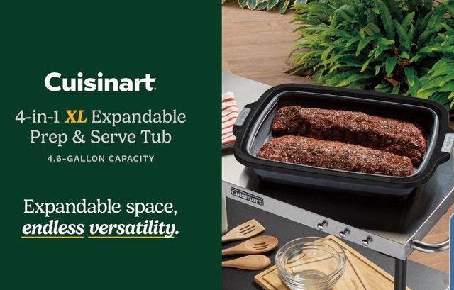 Brand New Cuisinart 4-in-1 XL Expandable Food Prep & Serve Tub - photo 2