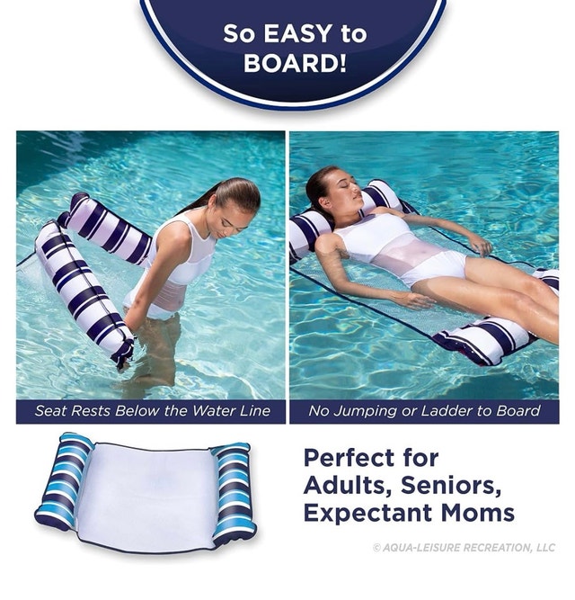 Brand New Aqua 4-in-1 XL Monterey Hammock Pool Float - photo 3