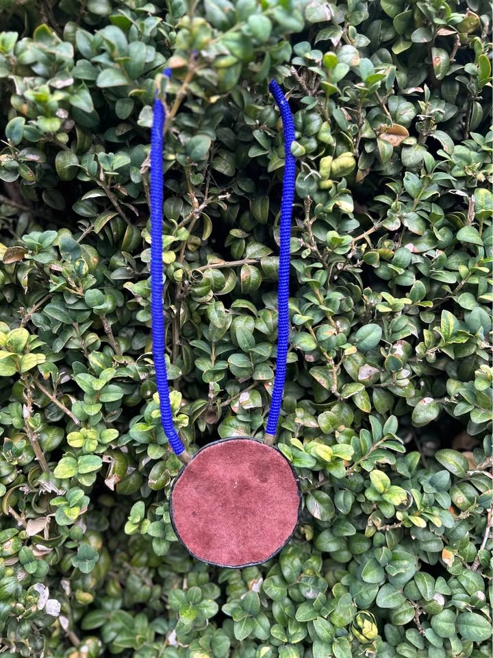 🔵🔴 HANDMADE BEADED MEDALLION NECKLACES 🔴🔵 - photo 2