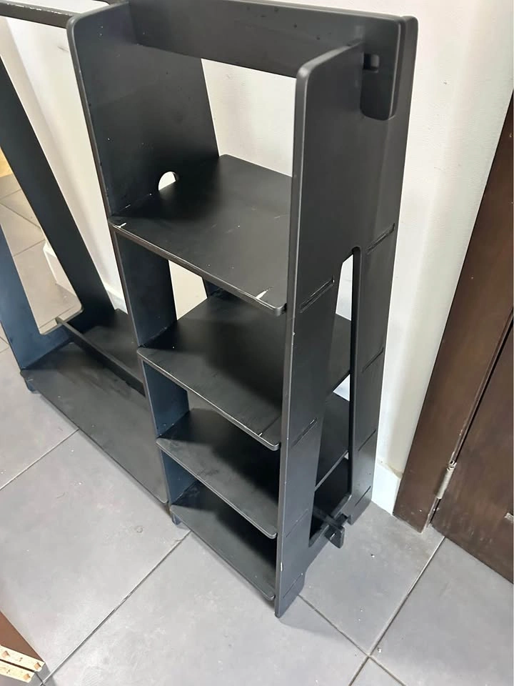 40x40 KIDS Black Wooden Garment Rack with Shelves - photo 2