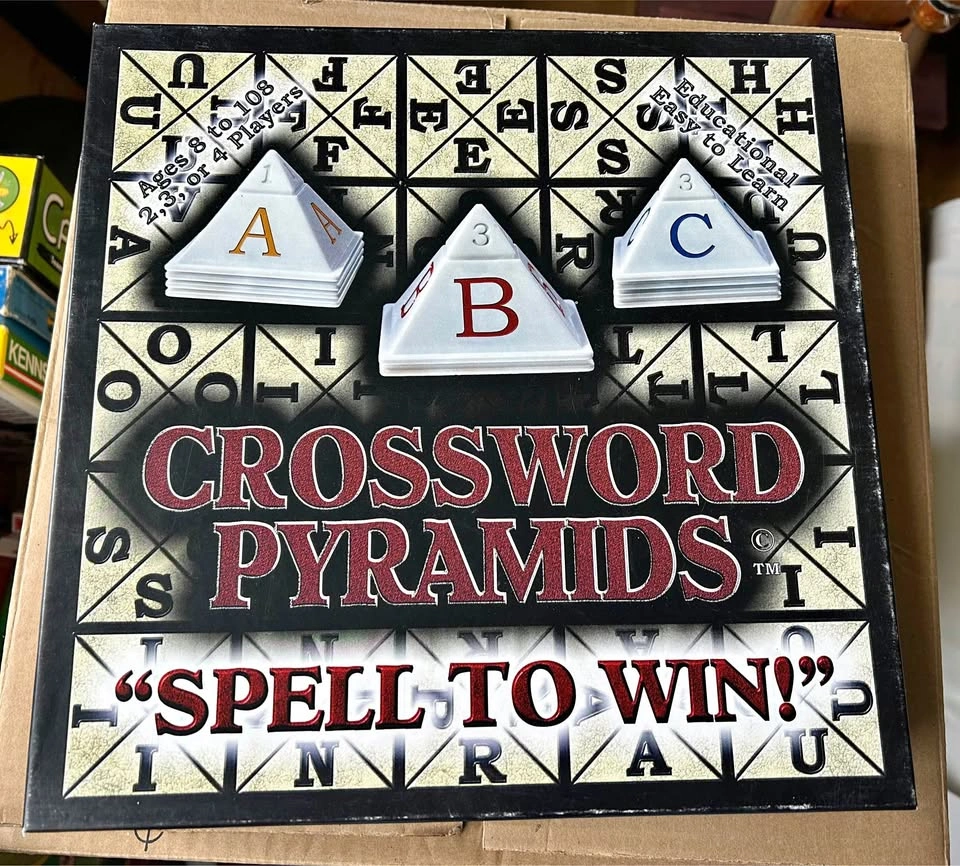 Crossword Pyramids Board Game