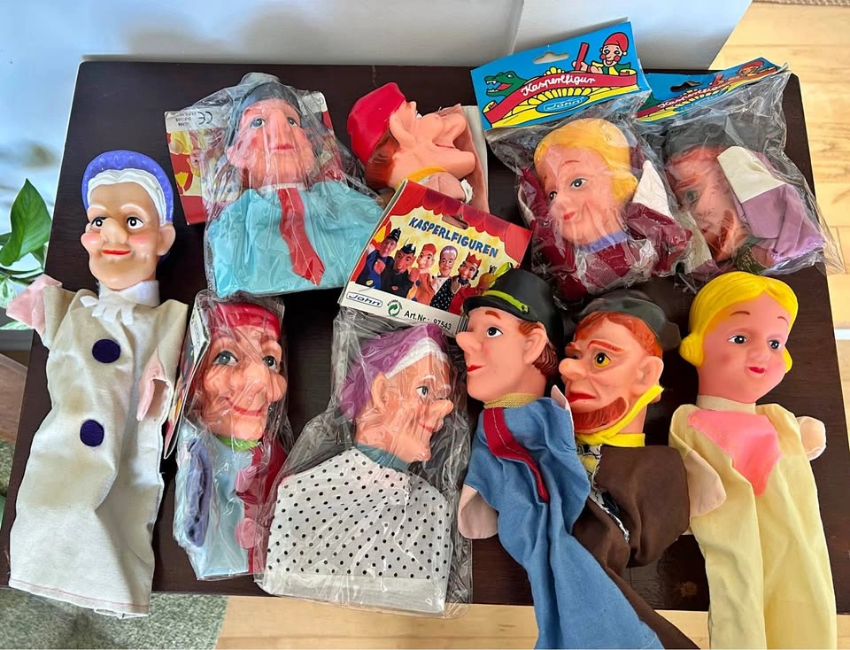 10 Kasperlfiguren Hand Puppets