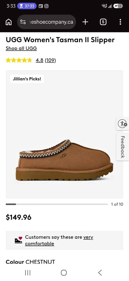 UGG Women's Tasman