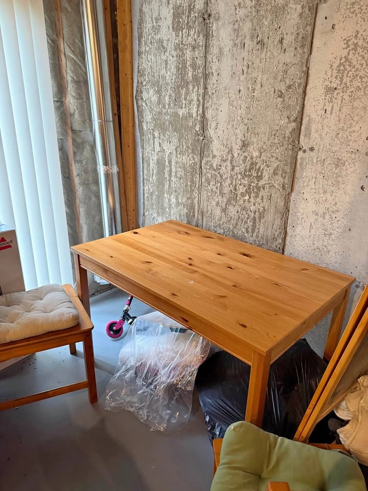 Wooden Kitchen Table – $50
