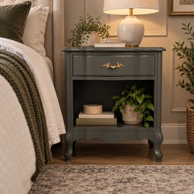French Provincial End Table / Night Stand