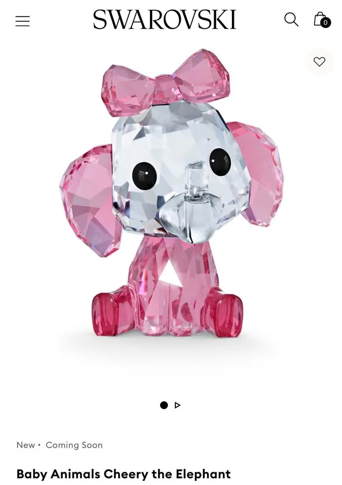 Swarovski Baby Animals Cheery the Elephant thumbnail
