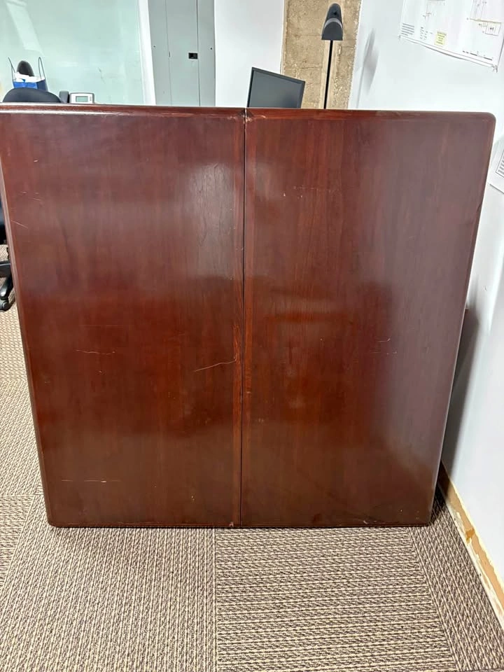 Cherry Wood Whiteboard Presentation Cabinet - Egan Visual 48"