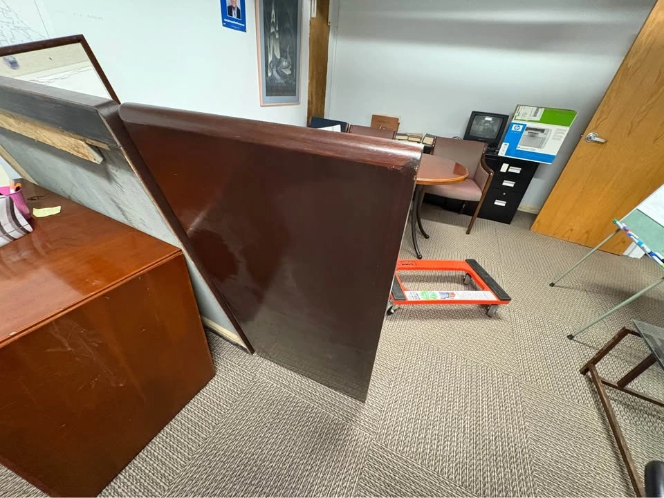 Cherry Wood Whiteboard Presentation Cabinet - Egan Visual 48" - photo 5