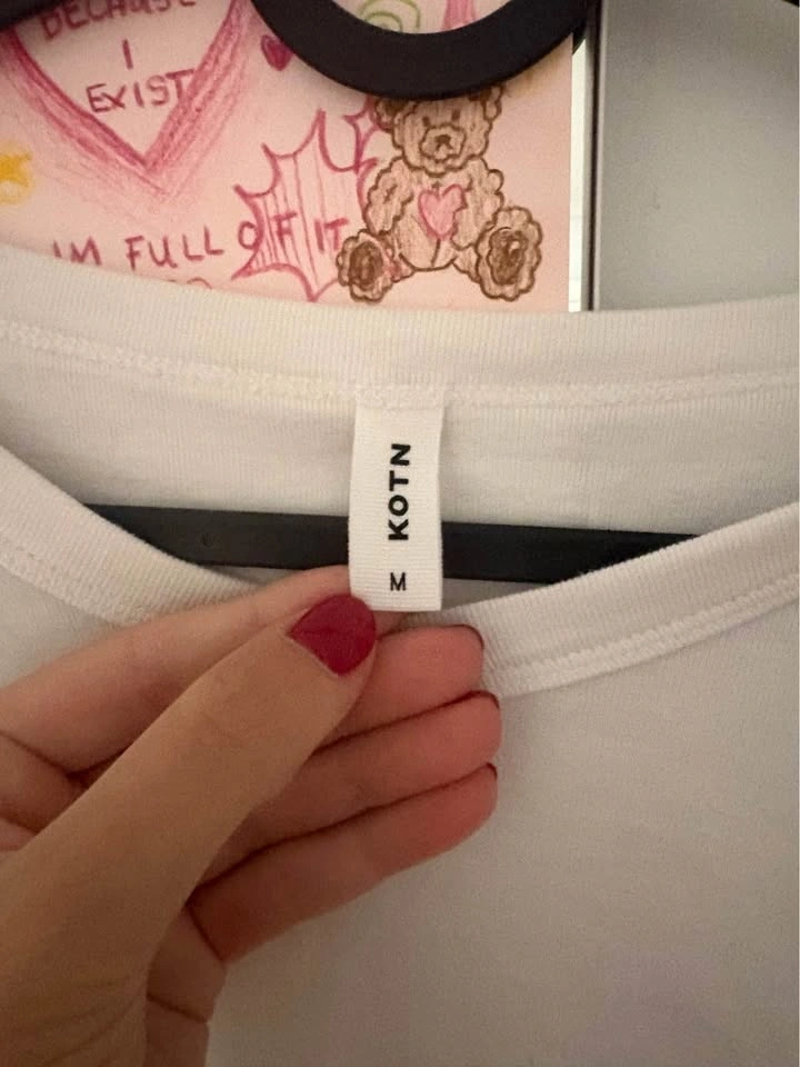 Kotn white neck tshirt - photo 2