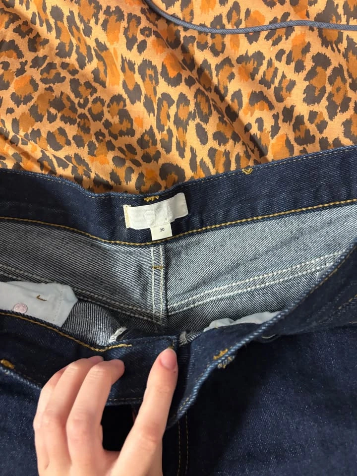 Cos dark denim high waisted jeans - photo 2