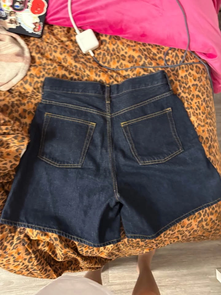 Cos dark denim high waisted jeans - photo 3