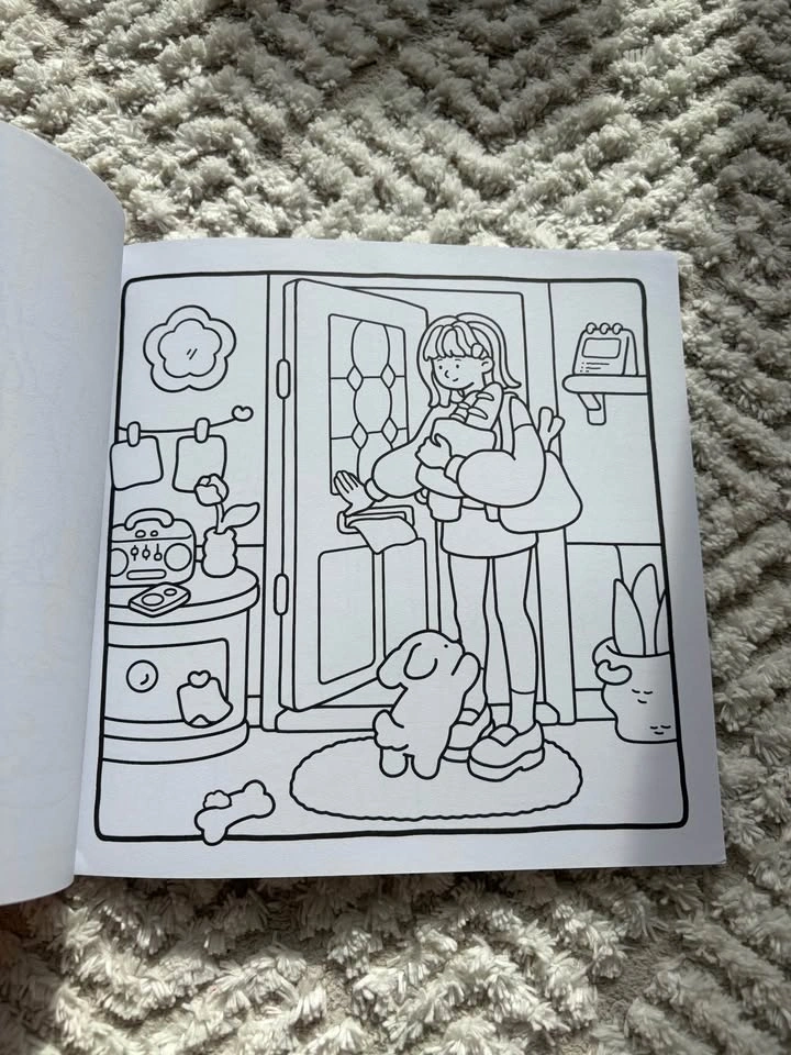 Girly Diaries self care colouring book - photo 2