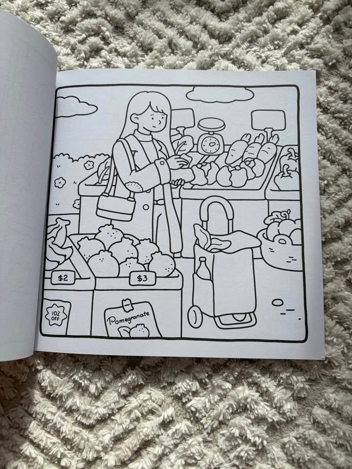 Girly Diaries self care colouring book - photo 3