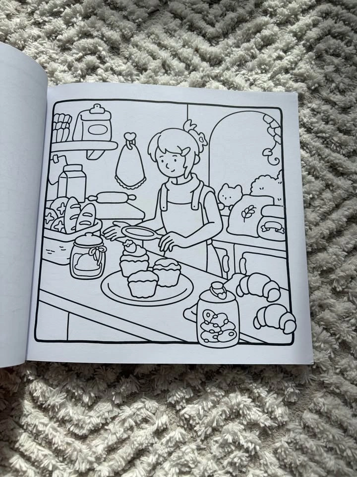 Girly Diaries self care colouring book - photo 4
