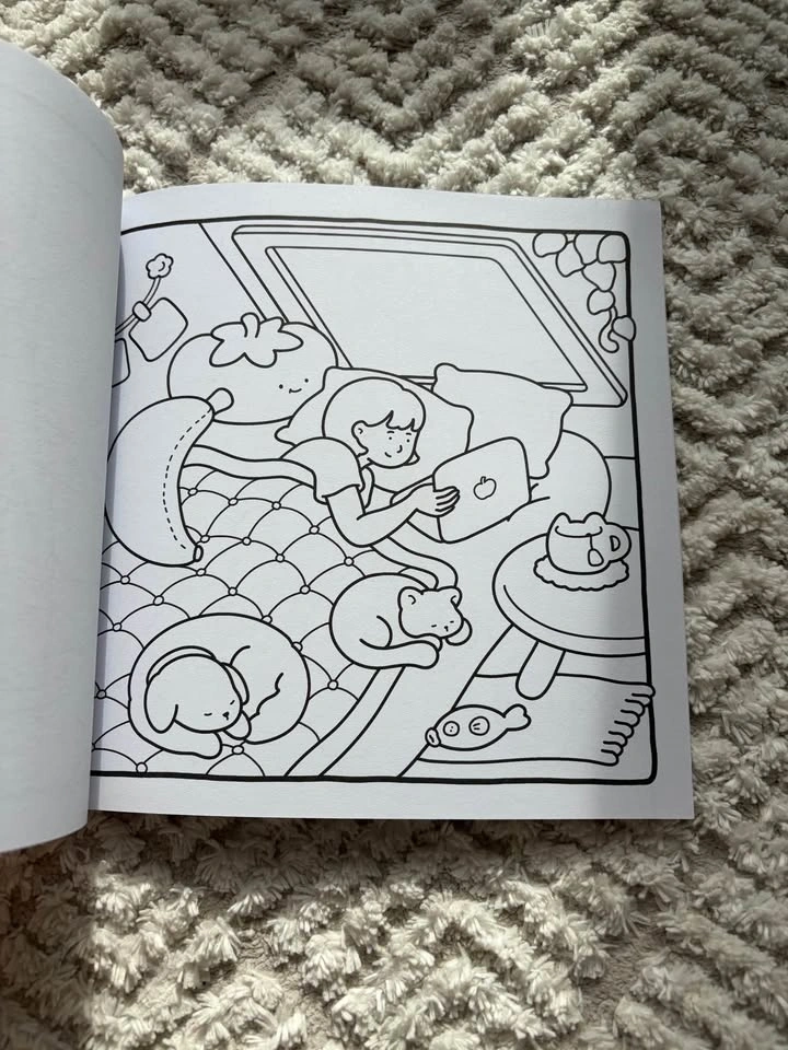 Girly Diaries self care colouring book - photo 5