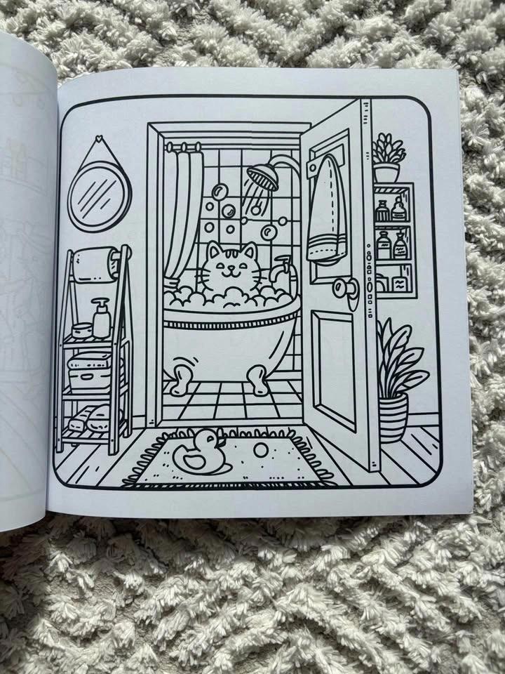 Cat Moment colouring book - photo 3