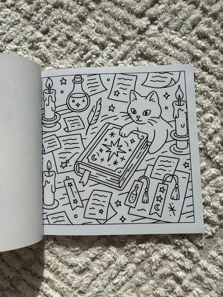 Cottage Witch Coven colouring book - photo 2