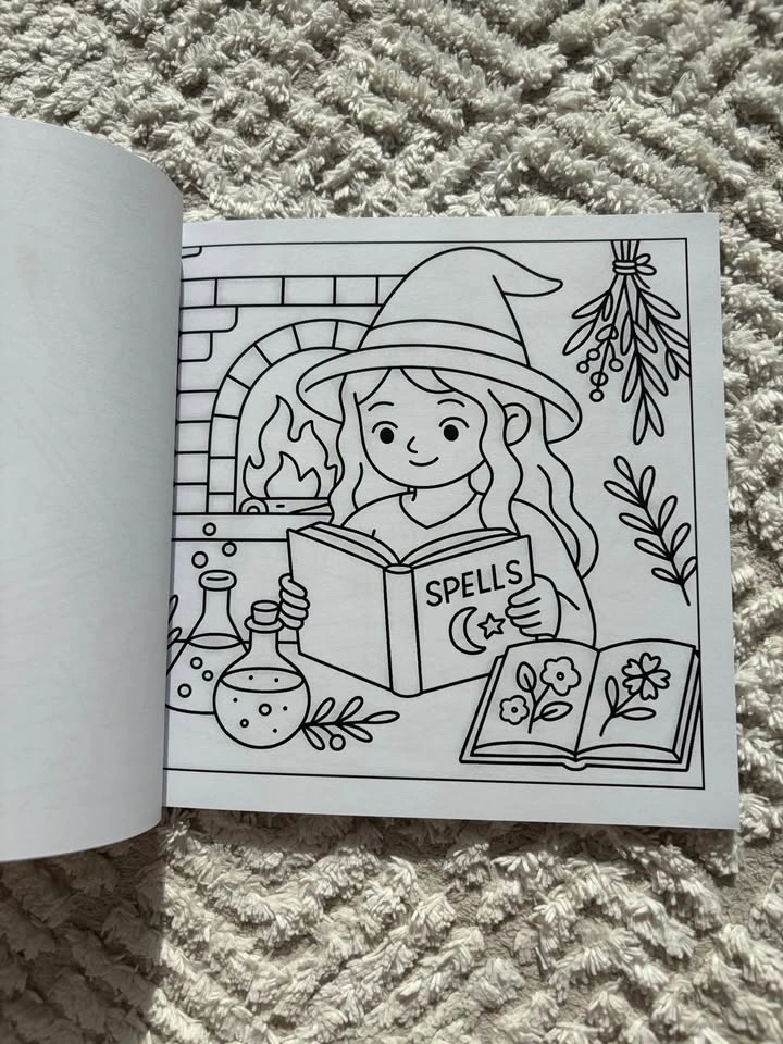 Cottage Witch Coven colouring book - photo 3