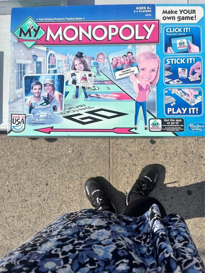 Hasbro Gaming My Monopoly Board Game cash & pick up only