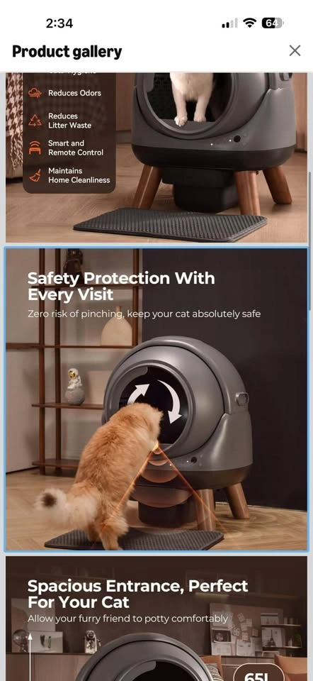 Automatic Self-Cleaning Cat Litter Box - photo 2