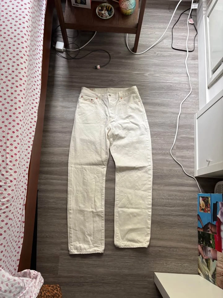 Levi’s 501 white jeans - photo 2