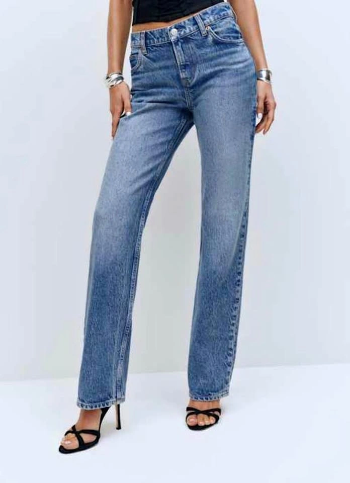 Reformation Abby mid rise denim