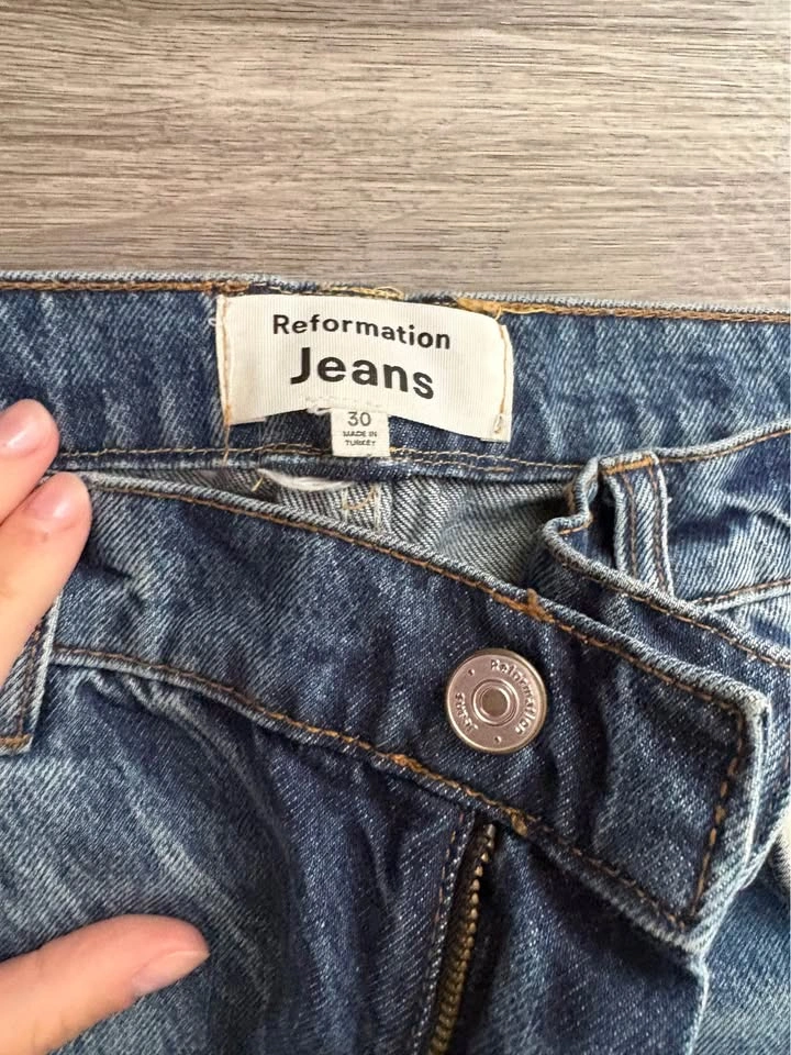 Reformation Abby mid rise denim - photo 4