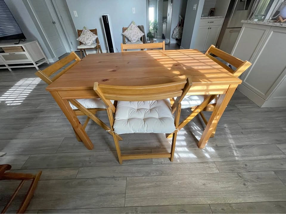 IKEA JOKKMOKK Dining Table and 4 Chairs