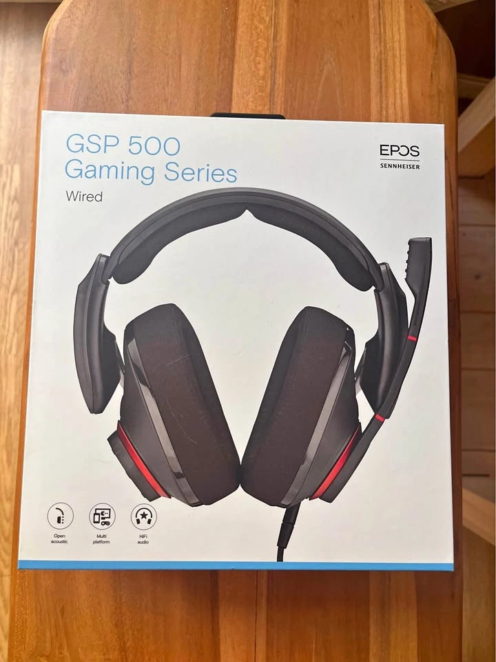 EPOS Sennheiser GSP 500 Wired Gaming Headset, Never Used