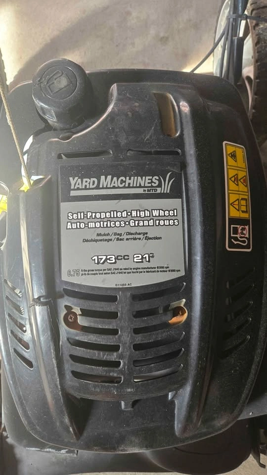 Self propelled mower 21" 173c AS IS - photo 4