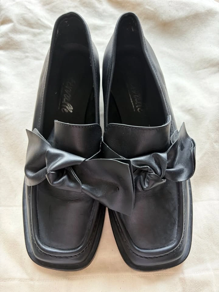 L'intervalle Leather Loafers with Bows (size 39) - photo 3