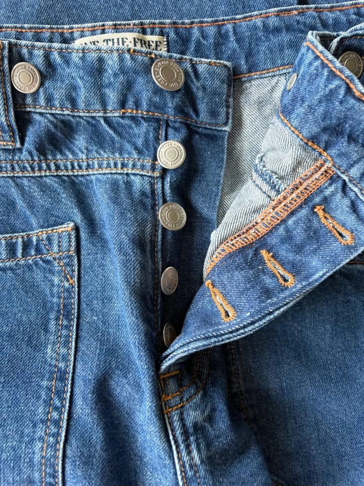 Free People Wide Leg Jeans (size 27) - photo 5