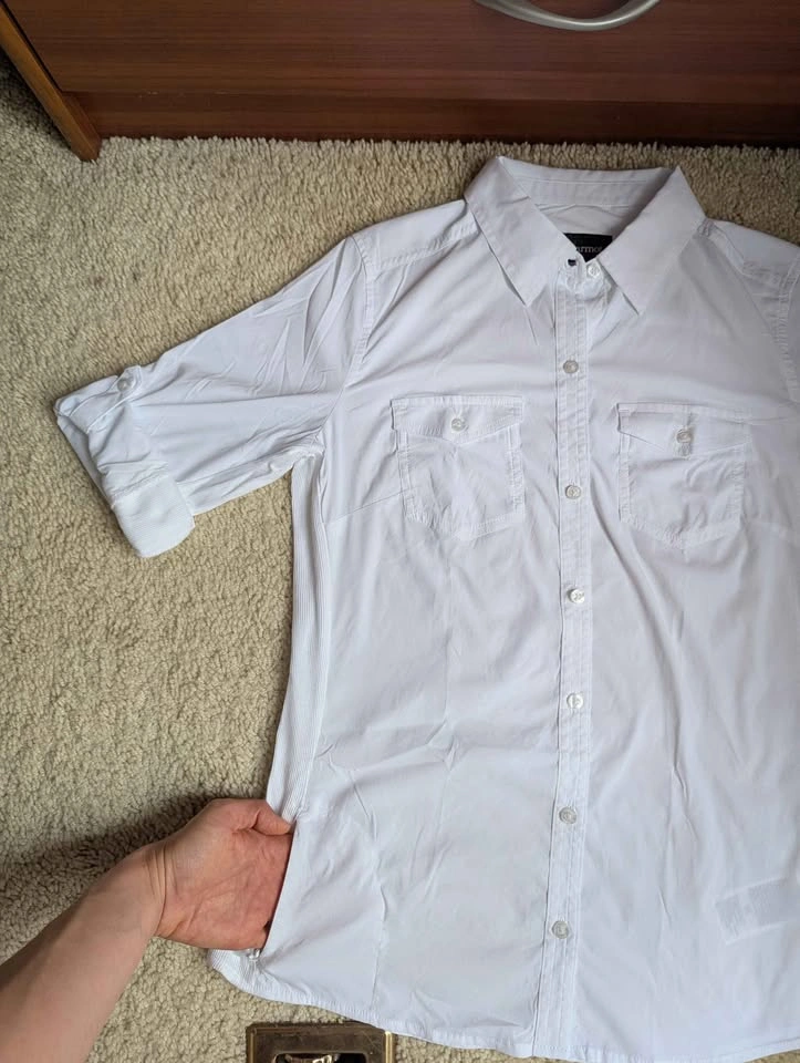 Marmot Annika white UPF 30 long sleeve sun shirt size M - photo 3