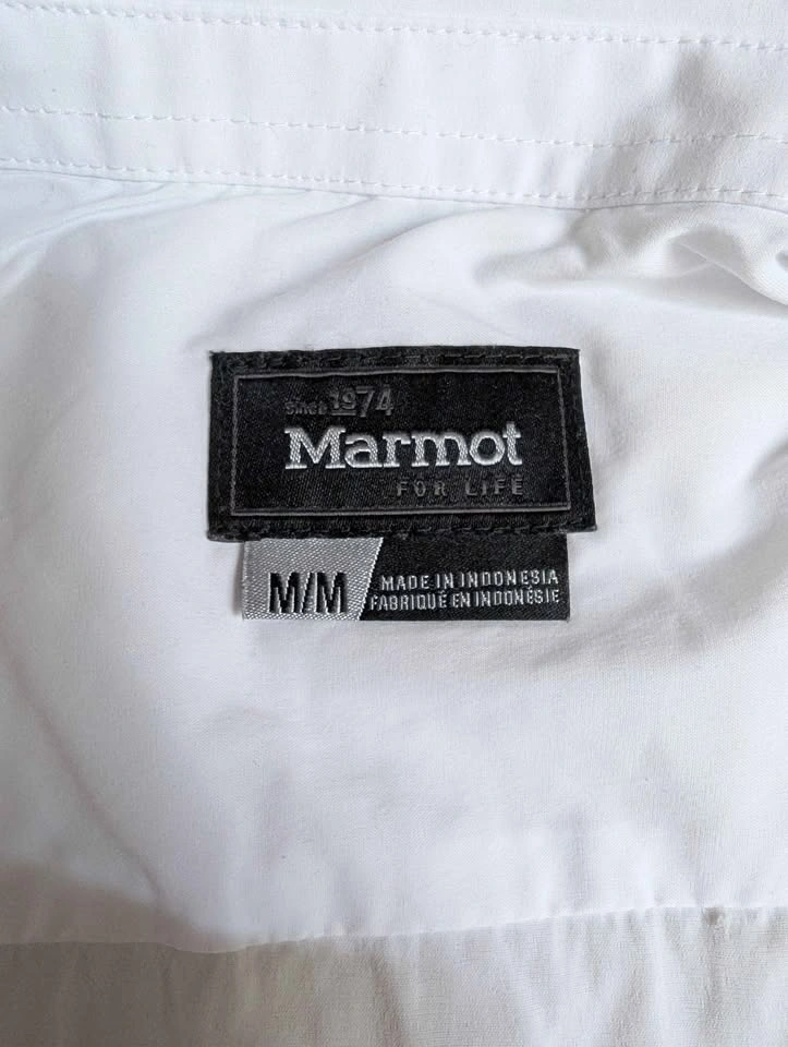 Marmot Annika white UPF 30 long sleeve sun shirt size M - photo 4