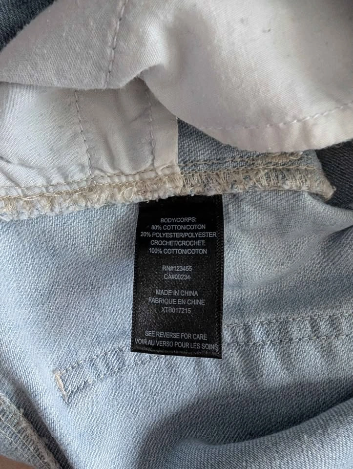 Design Lab high-waisted jean shorts size 28 - photo 4