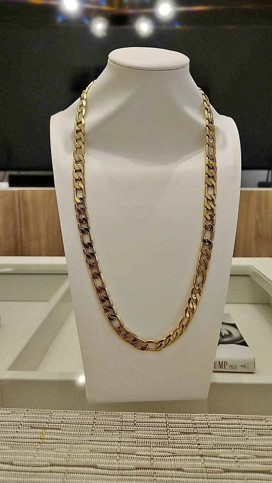 Gold Figaro Chain Necklace