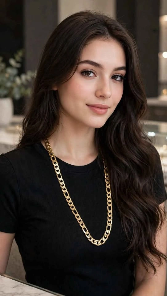 Gold Figaro Chain Necklace - photo 4
