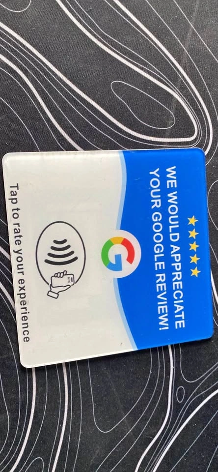 GOOGLE REVIEW NFC TAGS