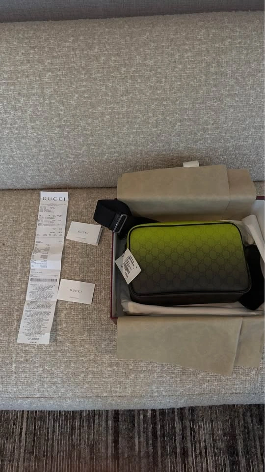 Gucci Re-Web Sneakers + Gucci Crossbody Bag - Brand New - photo 2