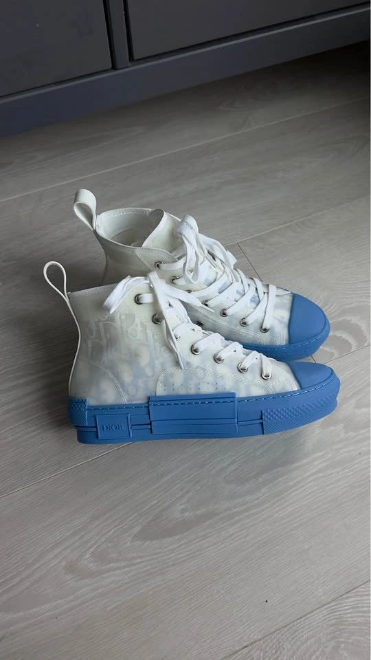 Dior B23 High Top Sneakers Gradient Blue - Size 35 EU - photo 2