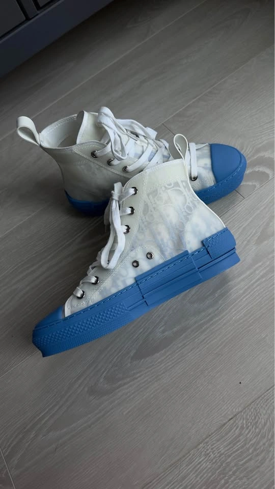 Dior B23 High Top Sneakers Gradient Blue - Size 35 EU - photo 3