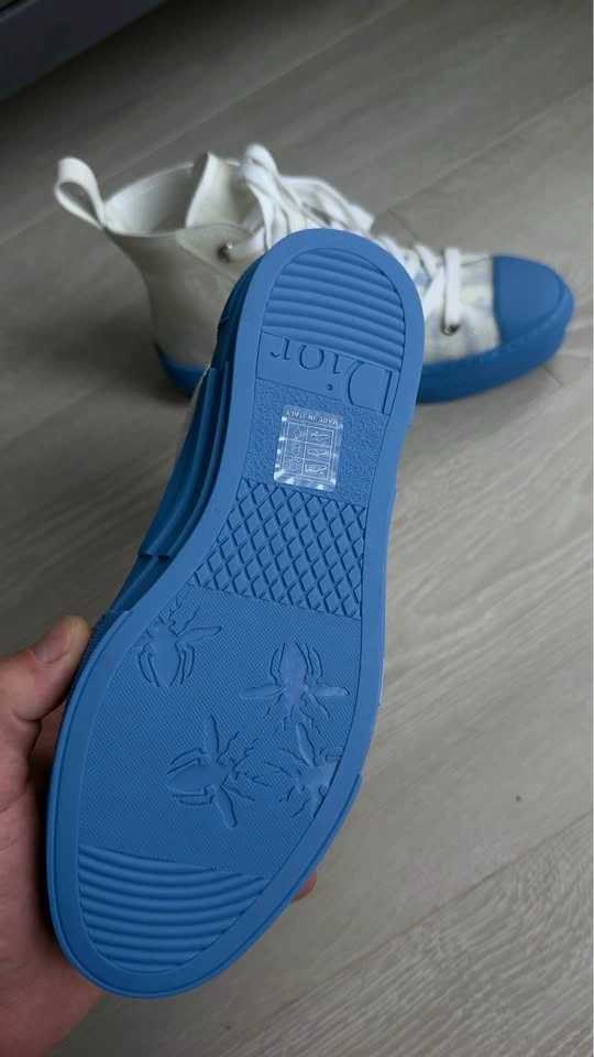 Dior B23 High Top Sneakers Gradient Blue - Size 35 EU - photo 4