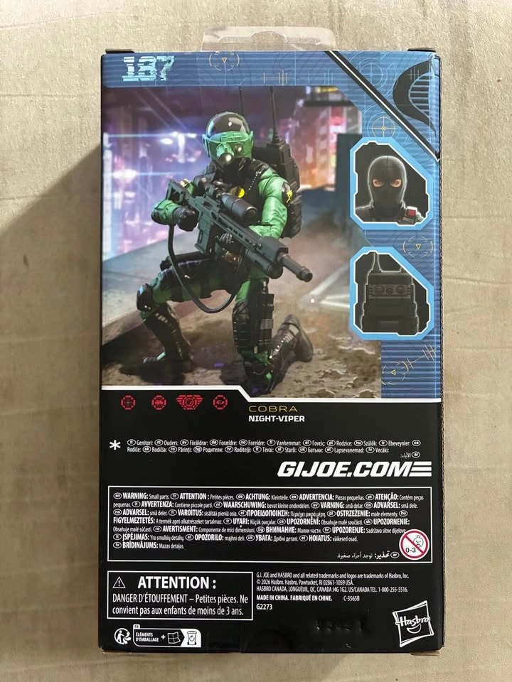 G.I. Joe Classified Series Cobra Night-Viper action figure - photo 2