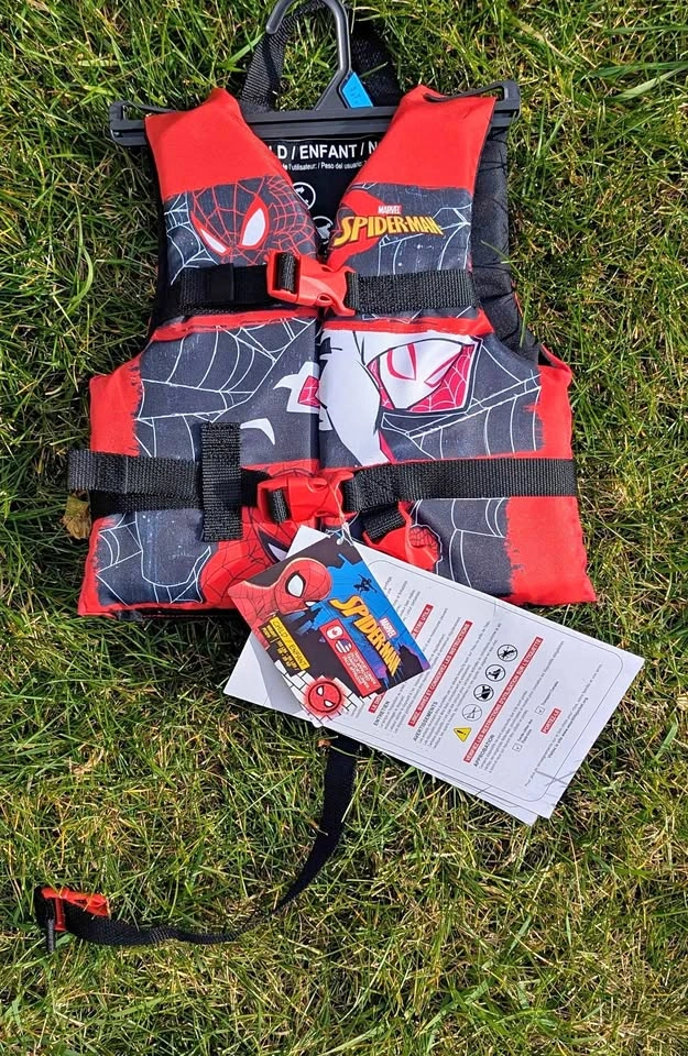 Brand New Children's Spiderman Life Jacket
