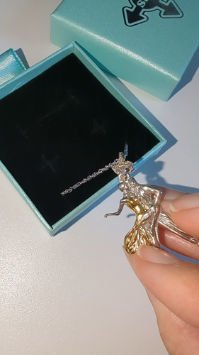 Pendant 925 Sterling Silver Dancing Couple Tango Salsa - photo 2