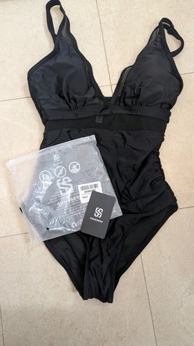 SUUKSESS Women Sexy Mesh Tummy Control Swimsuit Size Small - photo 2