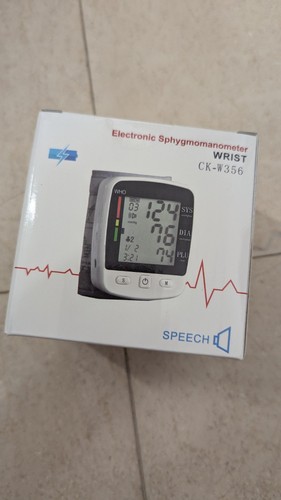 Digital Wrist Blood Pressure Monitor with Adjustable Cuff